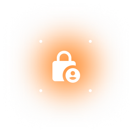 Padlock with clock icon (privacy policy)