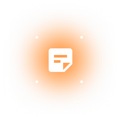 Message note icon with indented bottom corner (terms of use)